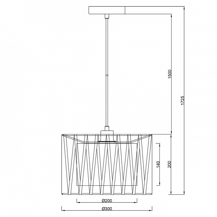 Подвесной светильник escada zambeze 10181/1s