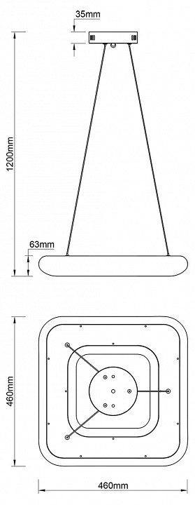 Подвесной светильник escada soft 10259/1led