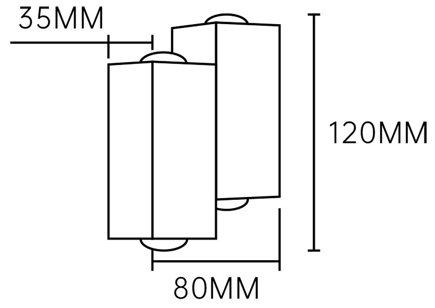 Накладной светильник escada 30005led 30005w/02led