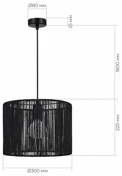 Подвесной светильник evoluce ettan sle6024-403-01