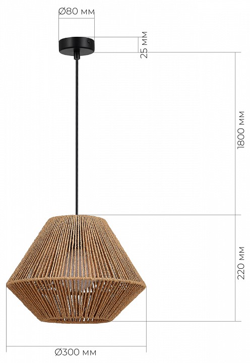 Подвесной светильник evoluce ettan sle6025-603-01