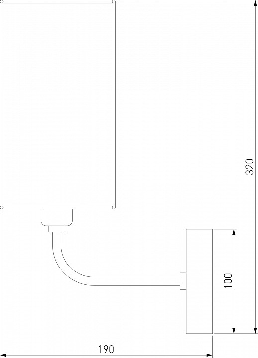 Бра eurosvet purezza 60128/1 золото