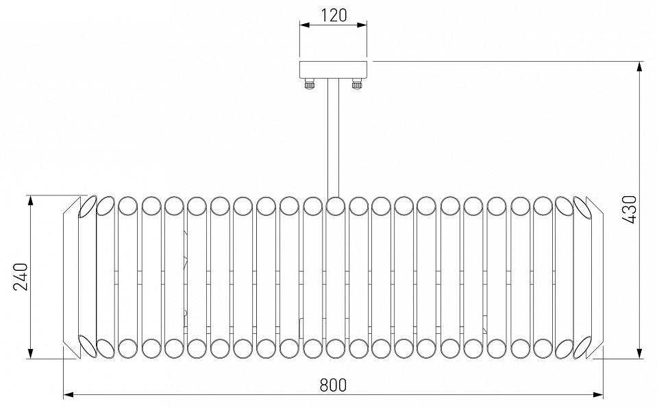 Светильник на штанге bogate's castellie 361/8