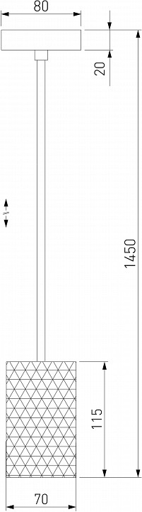 Подвесной светильник eurosvet bonaldo 50247/1 led золото