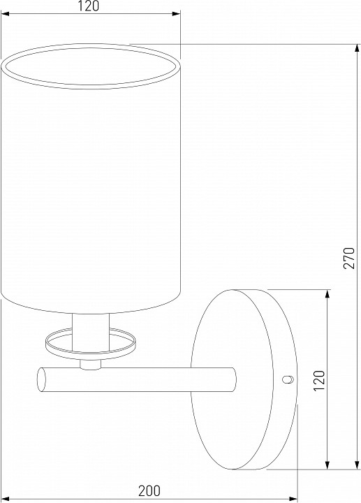 Бра eurosvet caprera 60146/1 латунь