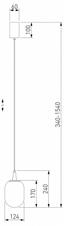 Подвесной светильник eurosvet pineapple 50266/1 дымчатый
