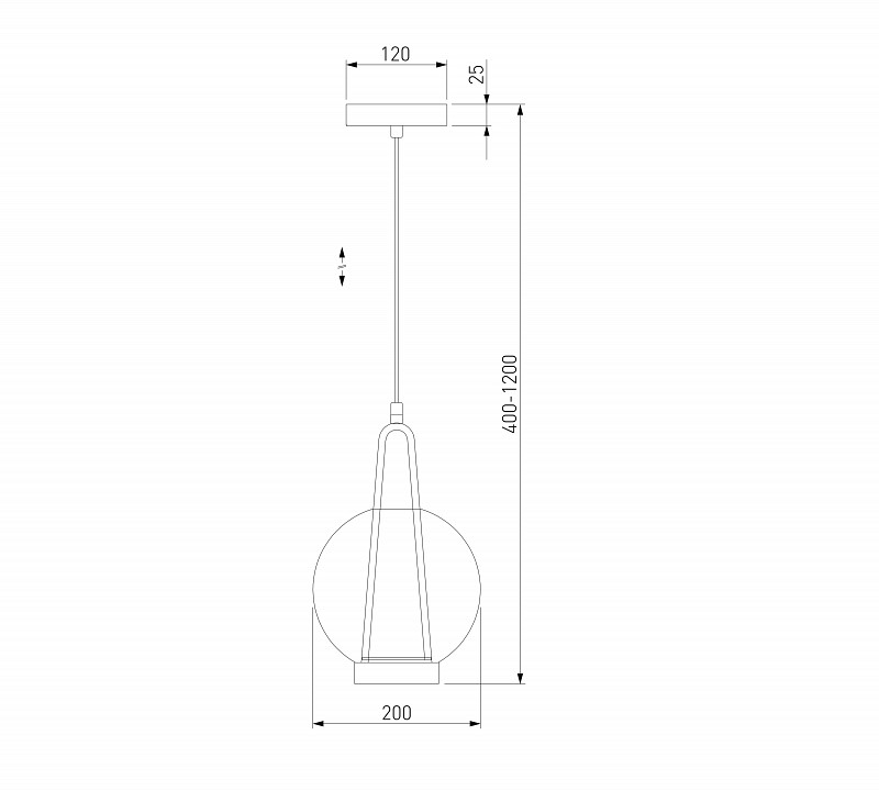 Подвесной светильник eurosvet frasco 50267/1 led черный