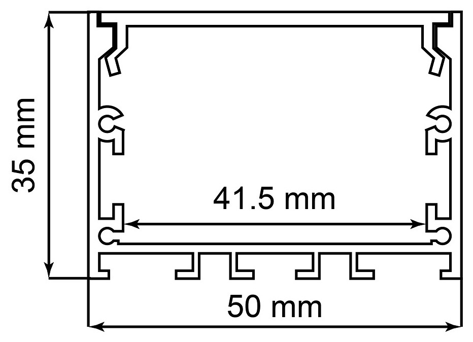 Короб накладной feron cab257 10368