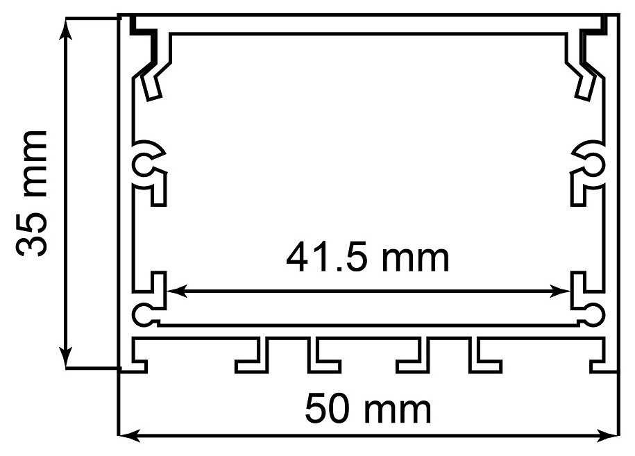 Короб накладной feron cab257 10370