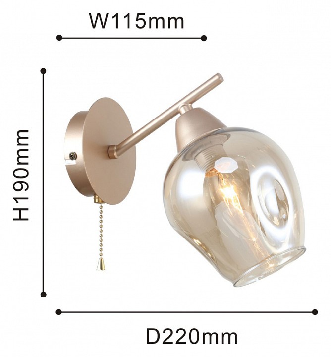 Бра f-promo tilda 2658-1w