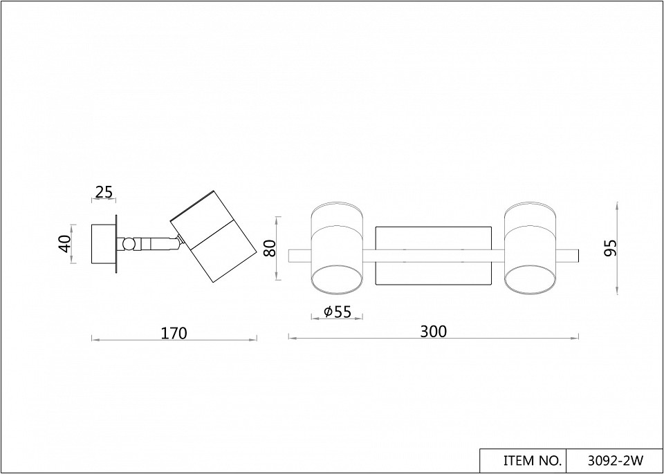 Бра f-promo chart 3092-2w