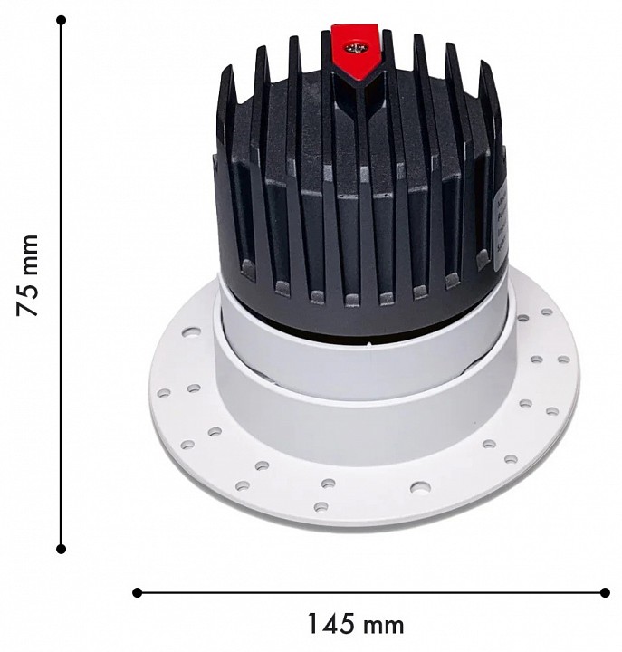 Встраиваемый светильник favourite mortise 4422-1c