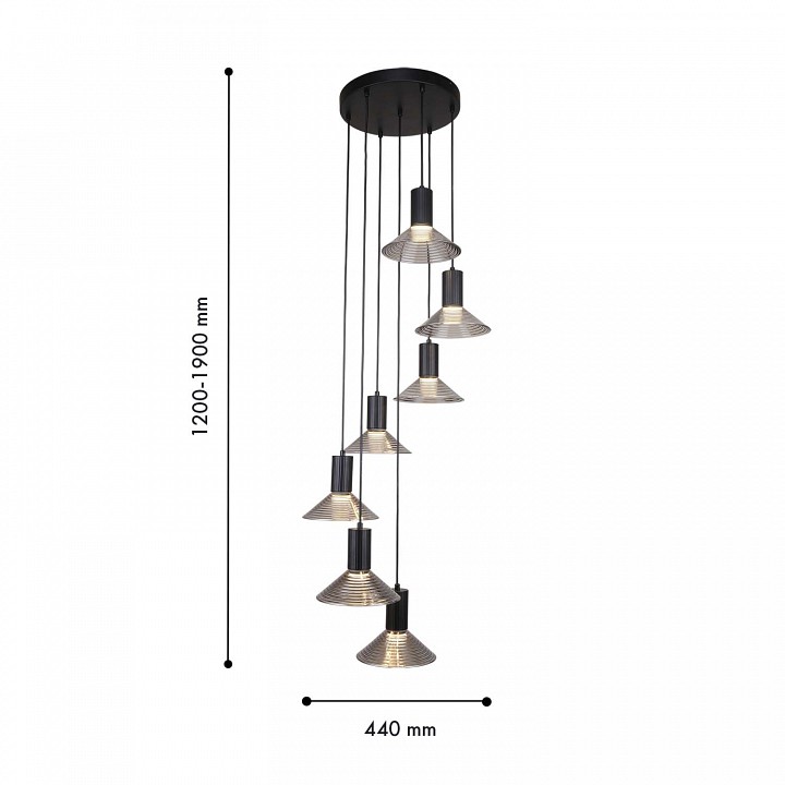 Подвесной светильник f-promo feris 4622-7p