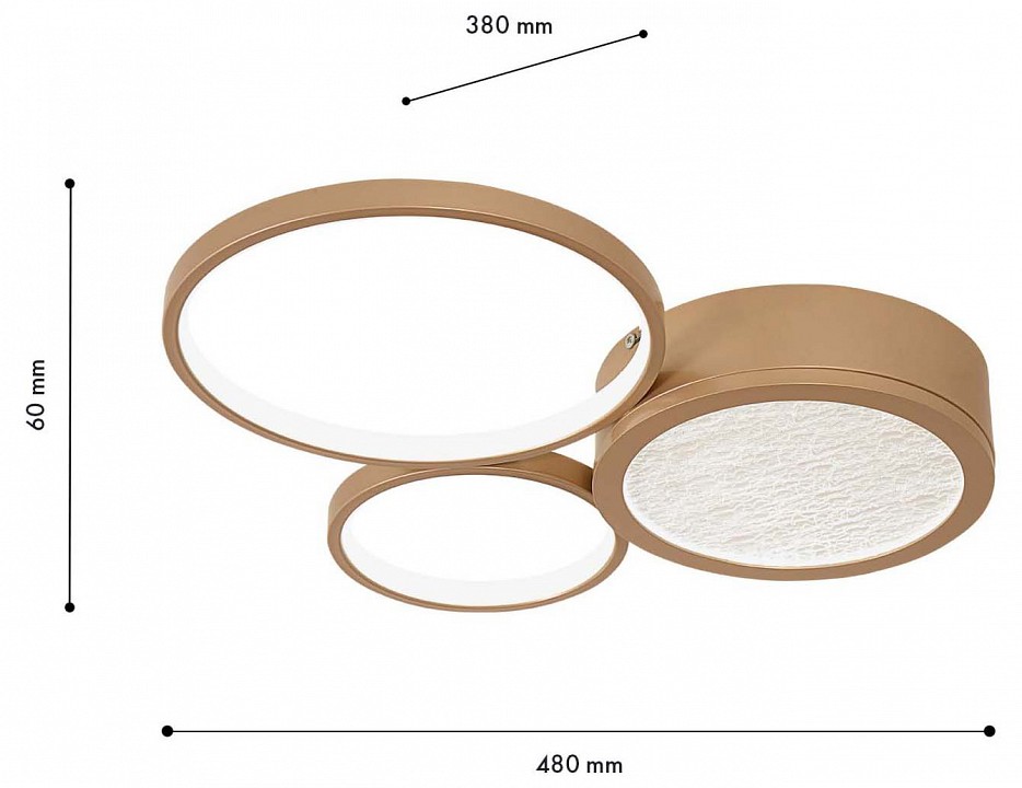 Потолочная люстра f-promo campus 4681-3c