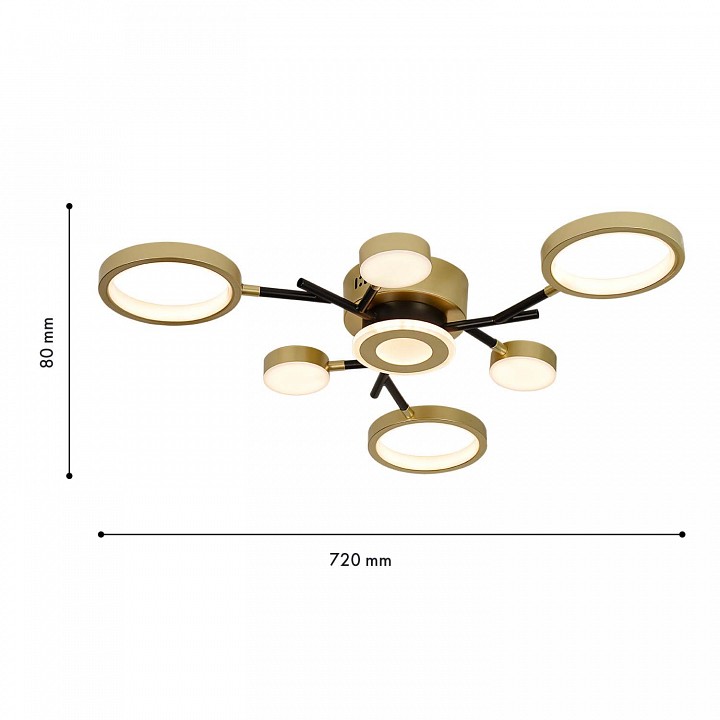 Потолочная люстра f-promo hybrid 4686-7c