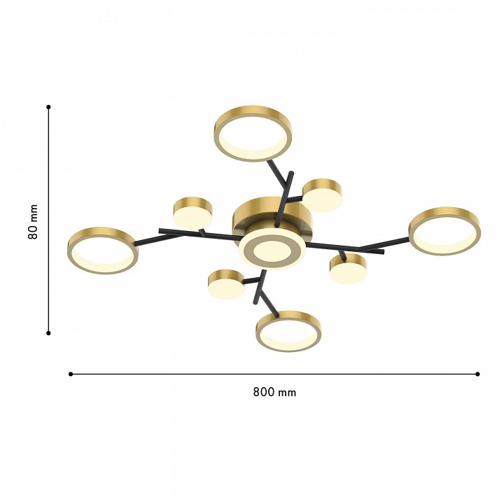 Потолочная люстра f-promo hybrid 4686-9c