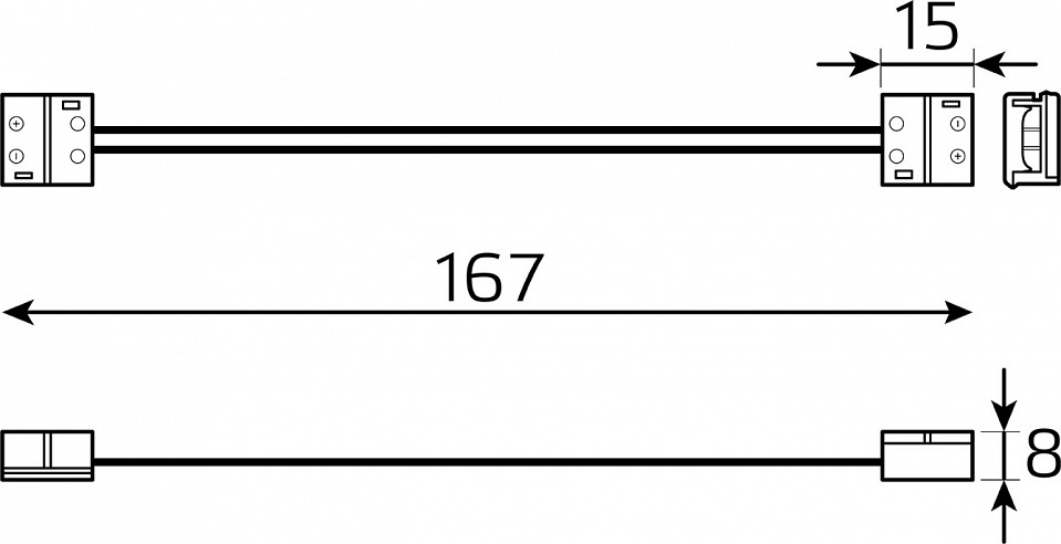 Соединитель лент гибкий gauss basic bt435