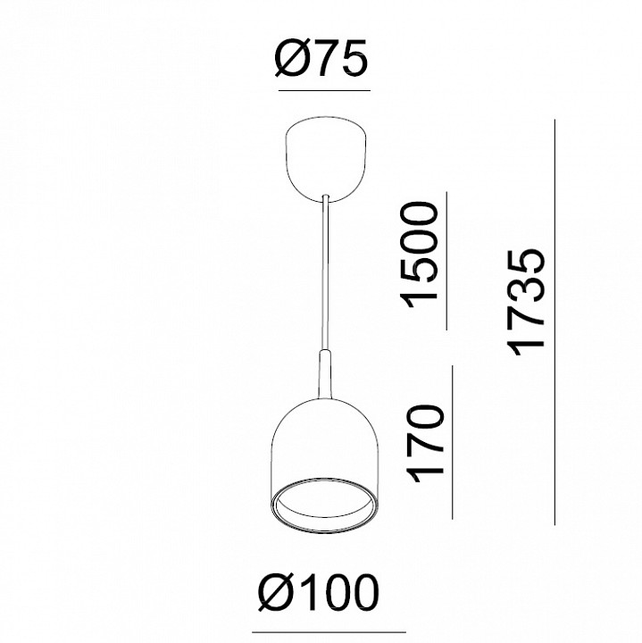 Подвесной светильник italline de de-314 white