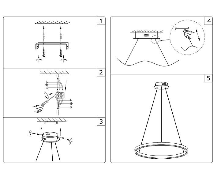 Подвесной светильник kink light тор 08214, 19a(3000k)