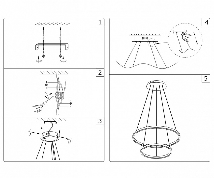 Подвесной светильник kink light тор 08219, 19a(4000k)