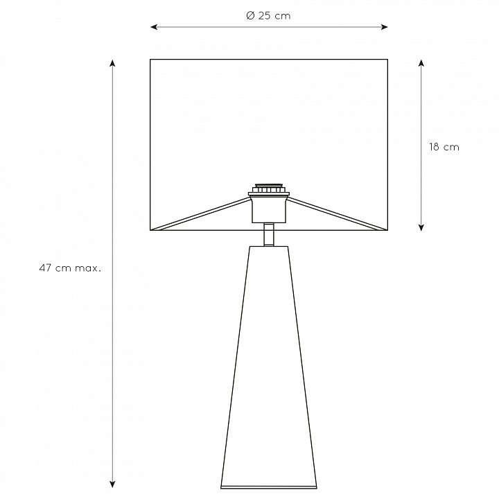 Настольная лампа декоративная lucide extravaganza velvet 10501/81/37