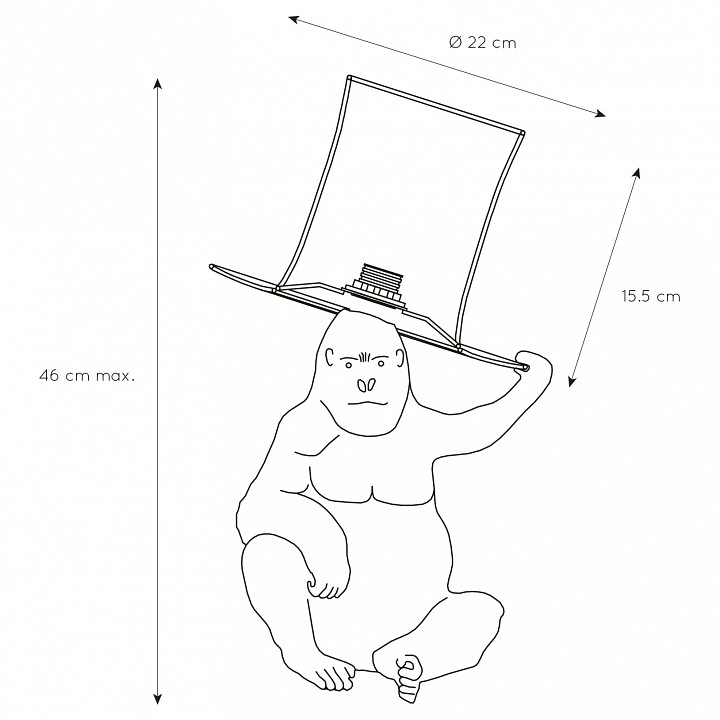 Настольная лампа декоративная lucide extravaganza gust 10503/81/30