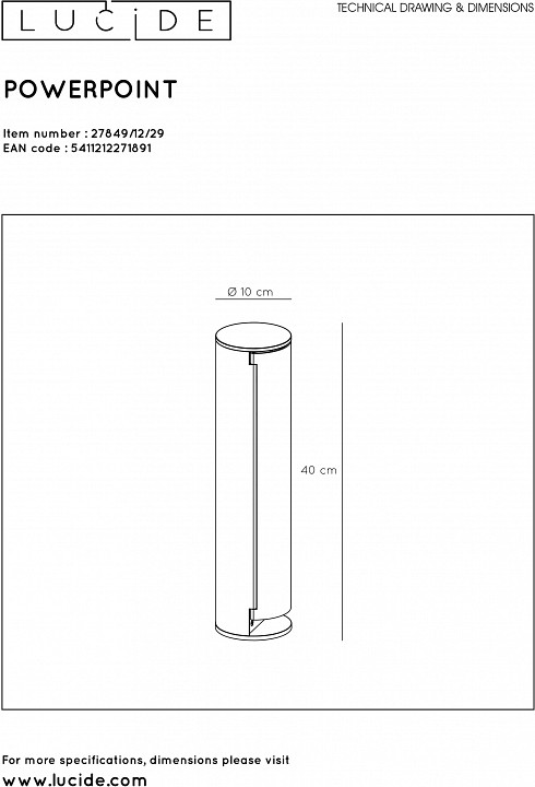 Блок розеток наземный lucide powerpoint 27849/12/29