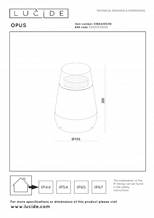 Бра lucide pilar 2767/12/31