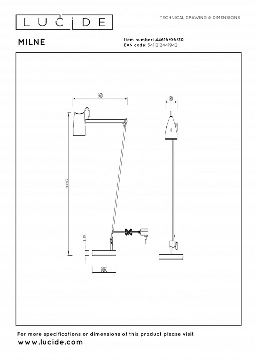 Бра lucide pilar 2767/12/31