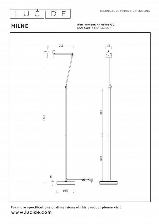 Бра lucide pilar 2767/12/31