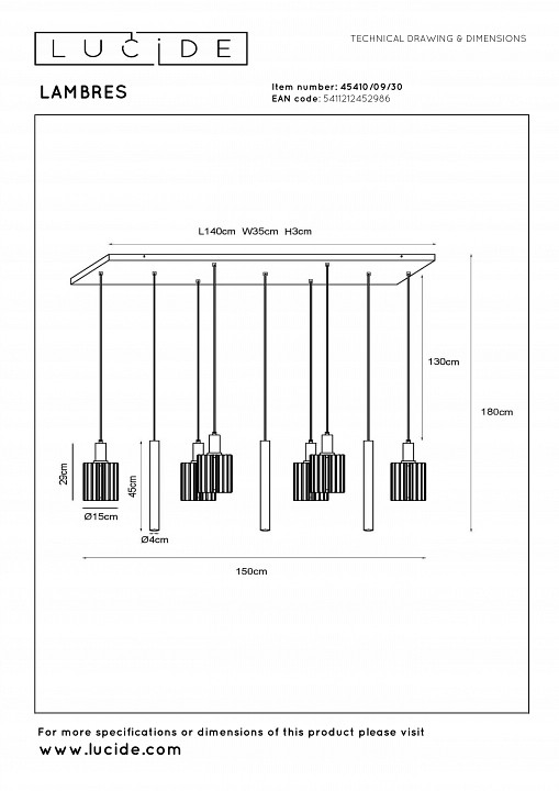 Бра lucide pilar 2767/12/31