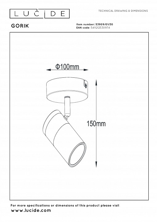 Бра lucide pilar 2767/12/31