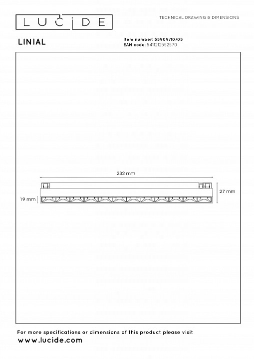 Бра lucide pilar 2767/12/31