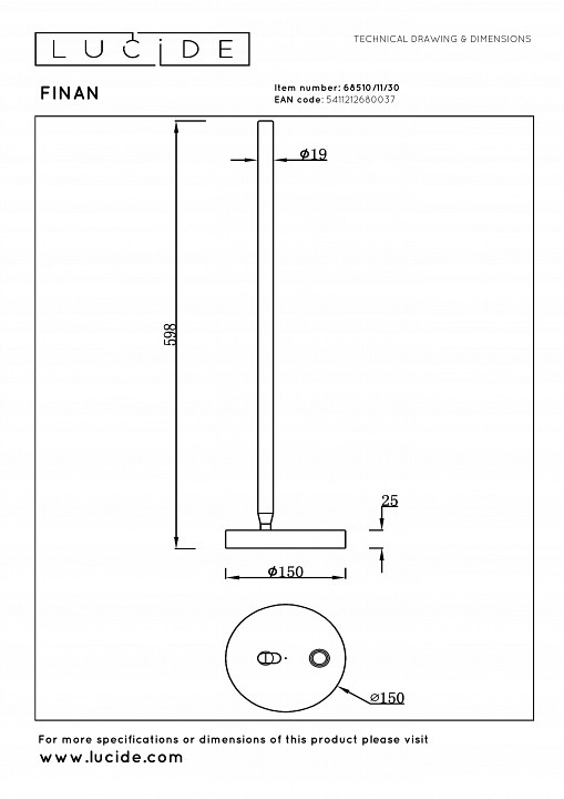 Бра lucide pilar 2767/12/31