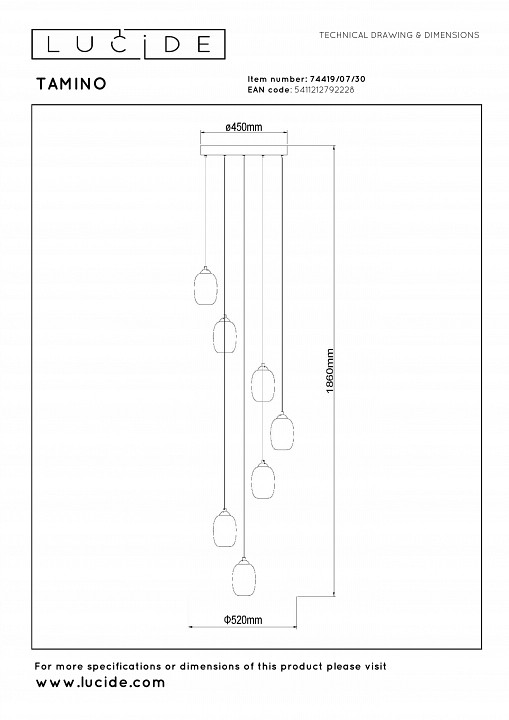 Бра lucide pilar 2767/12/31