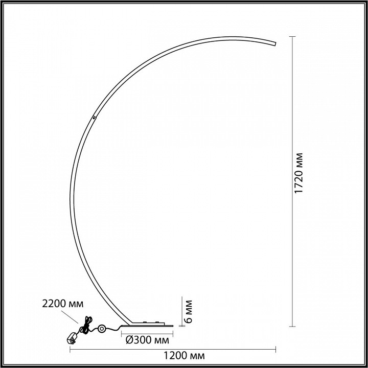 Торшер lumion ledio 5676/21fl