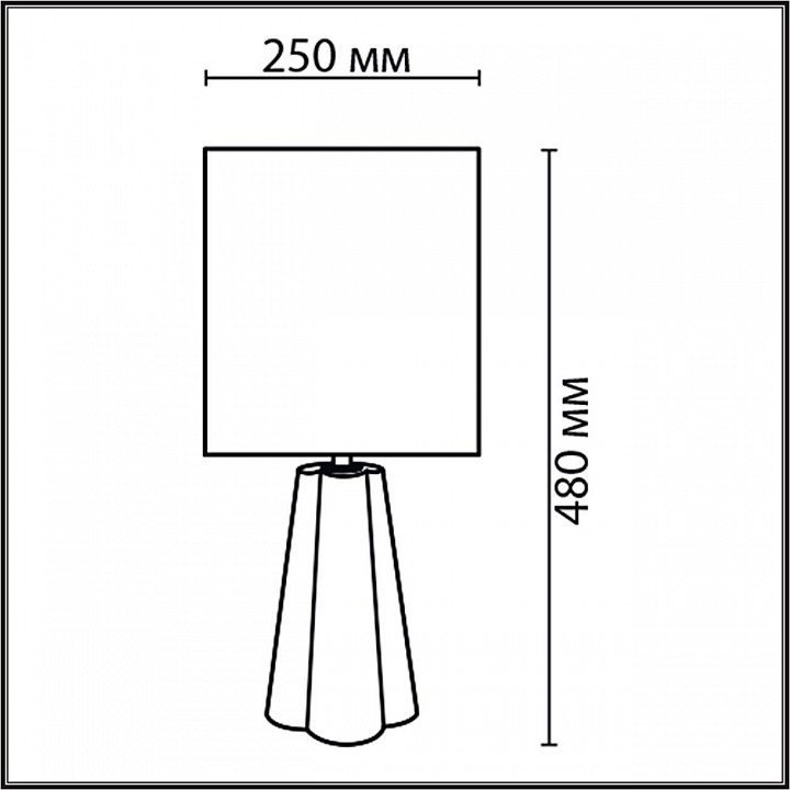 Настольная лампа декоративная lumion hinami 8124/1т