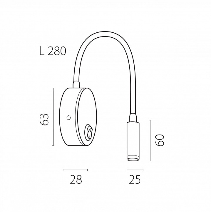 Бра lightstar omega 200247