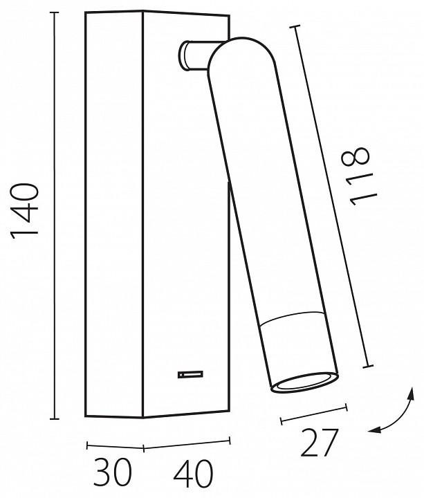 Бра lightstar omega 200737