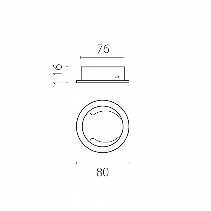 Рамка накладная для светильника lightstar rullo 204486