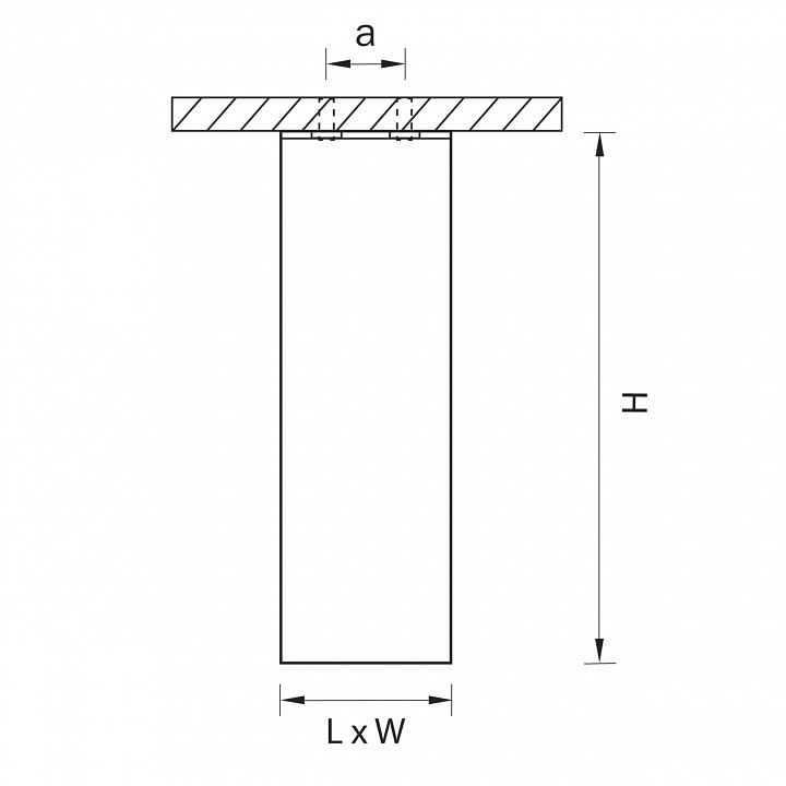 Накладной светильник lightstar rullo 216396