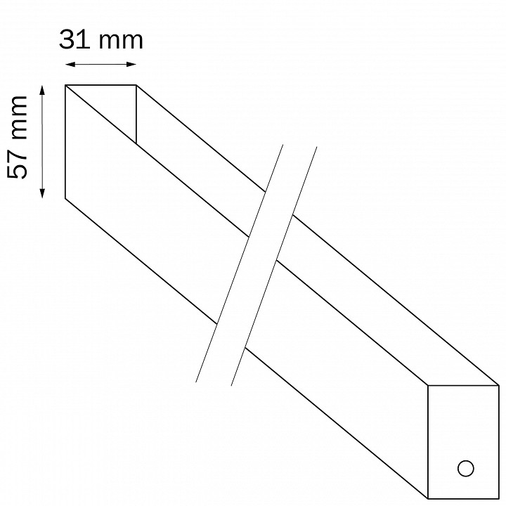 Трек накладной lightstar teta 505036
