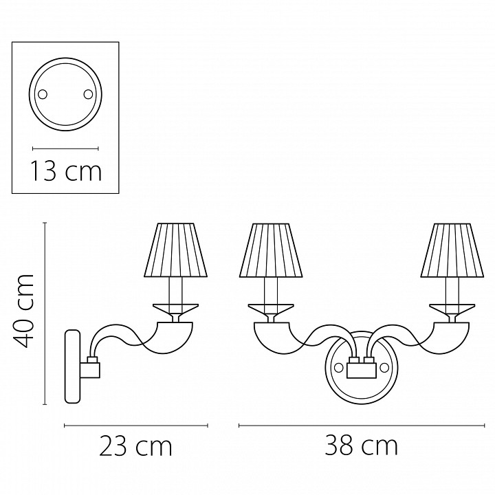 Бра osgona alveare 702624