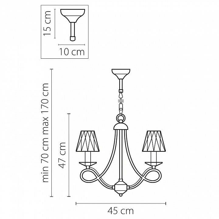 Подвесная люстра lightstar riccio 705032