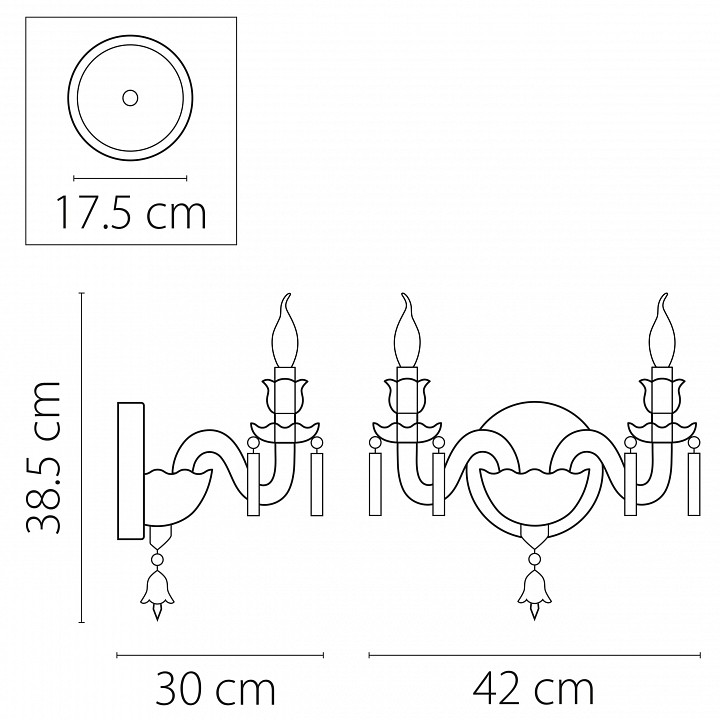 Бра osgona campana 716624