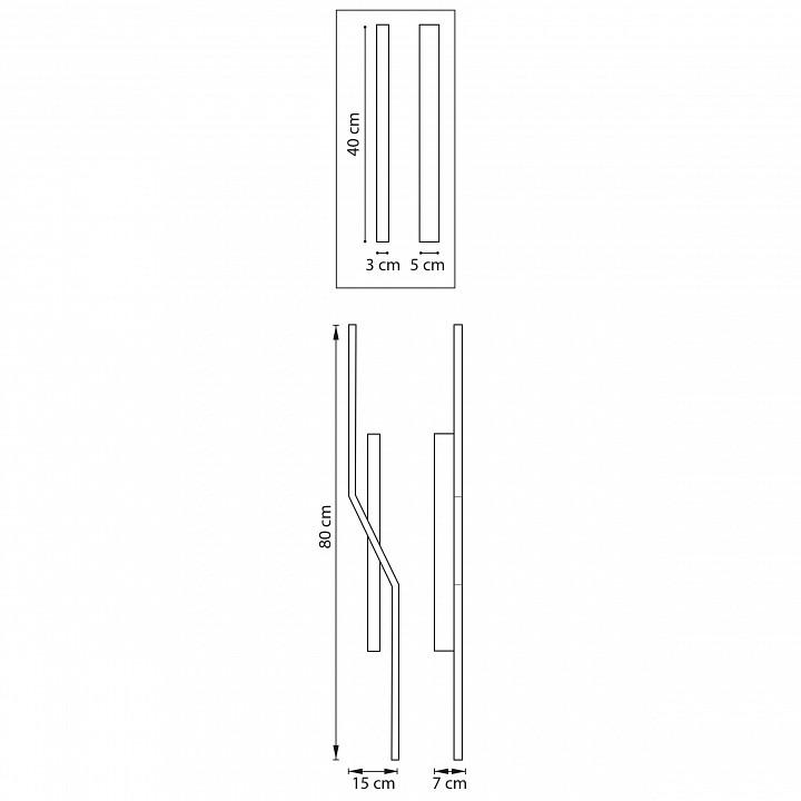 Накладной светильник lightstar palla 739627