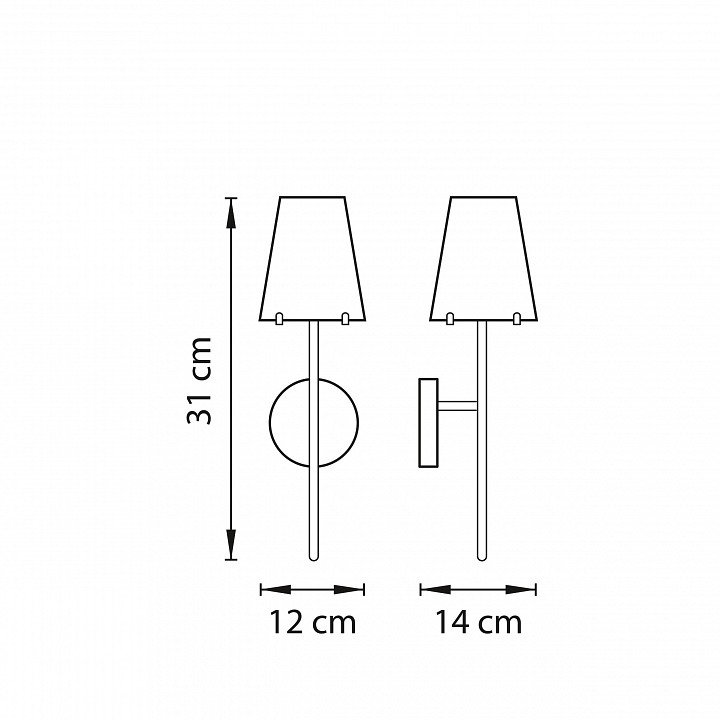Бра lightstar diafano 758614