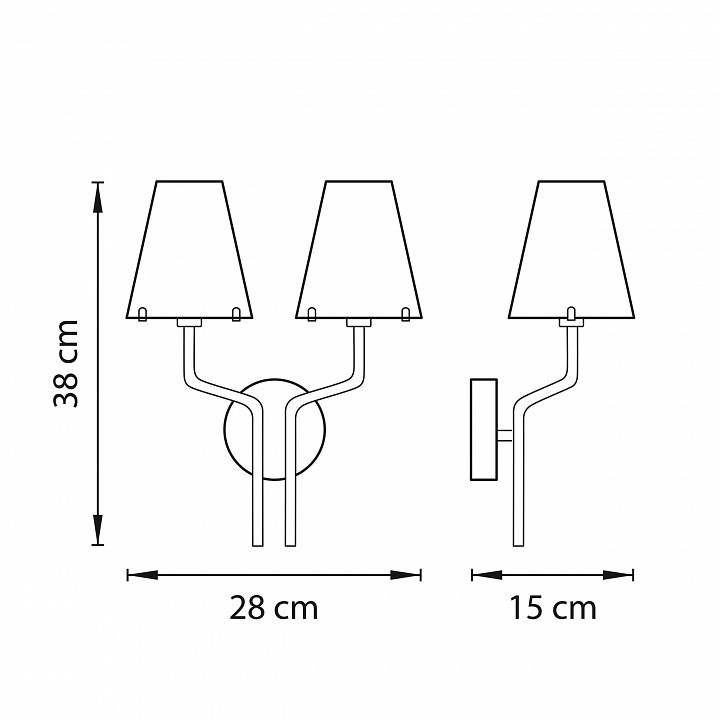 Бра lightstar diafano 758622