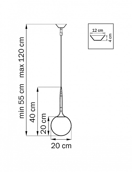 Подвесной светильник lightstar globo 803110