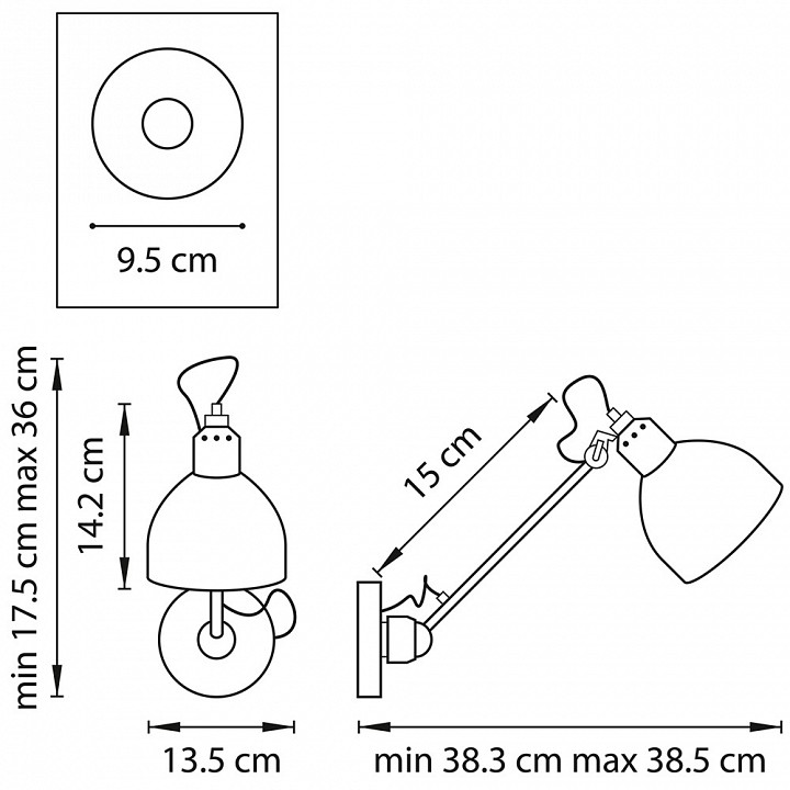 Бра lightstar loft 865606